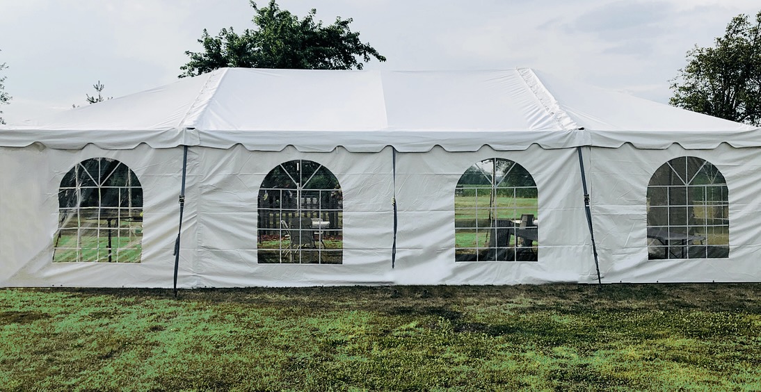 Heated tents for rental