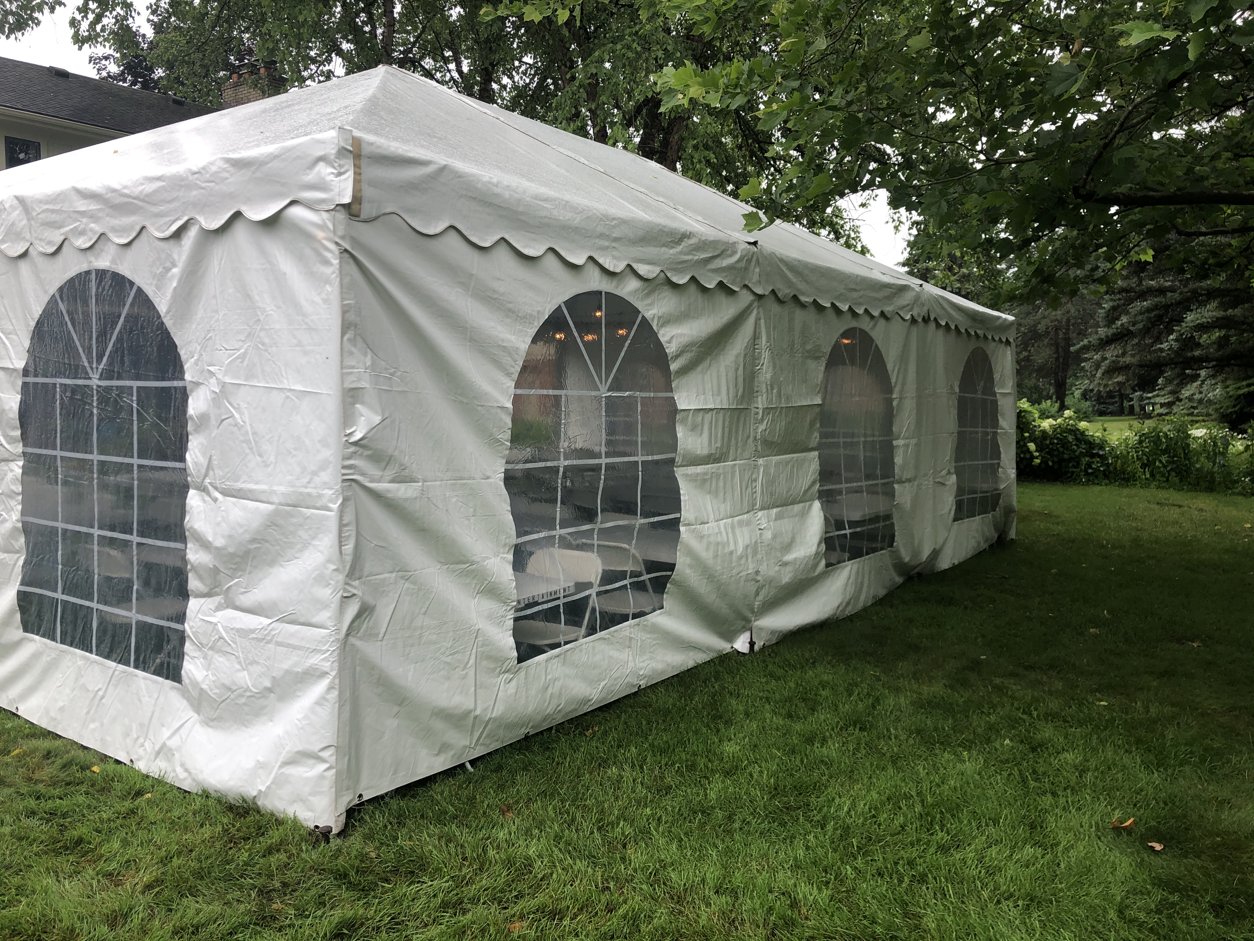 Tents with heaters for rent