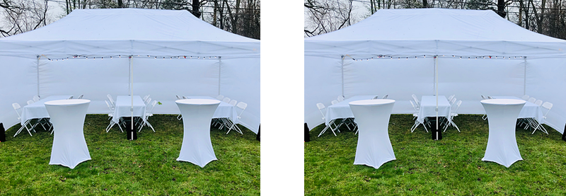 Pop up tents for rent