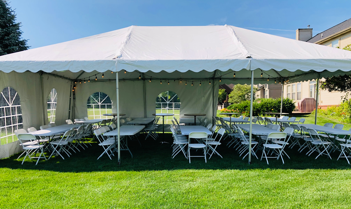 Party Tents for rent 20 x 30 frame tent