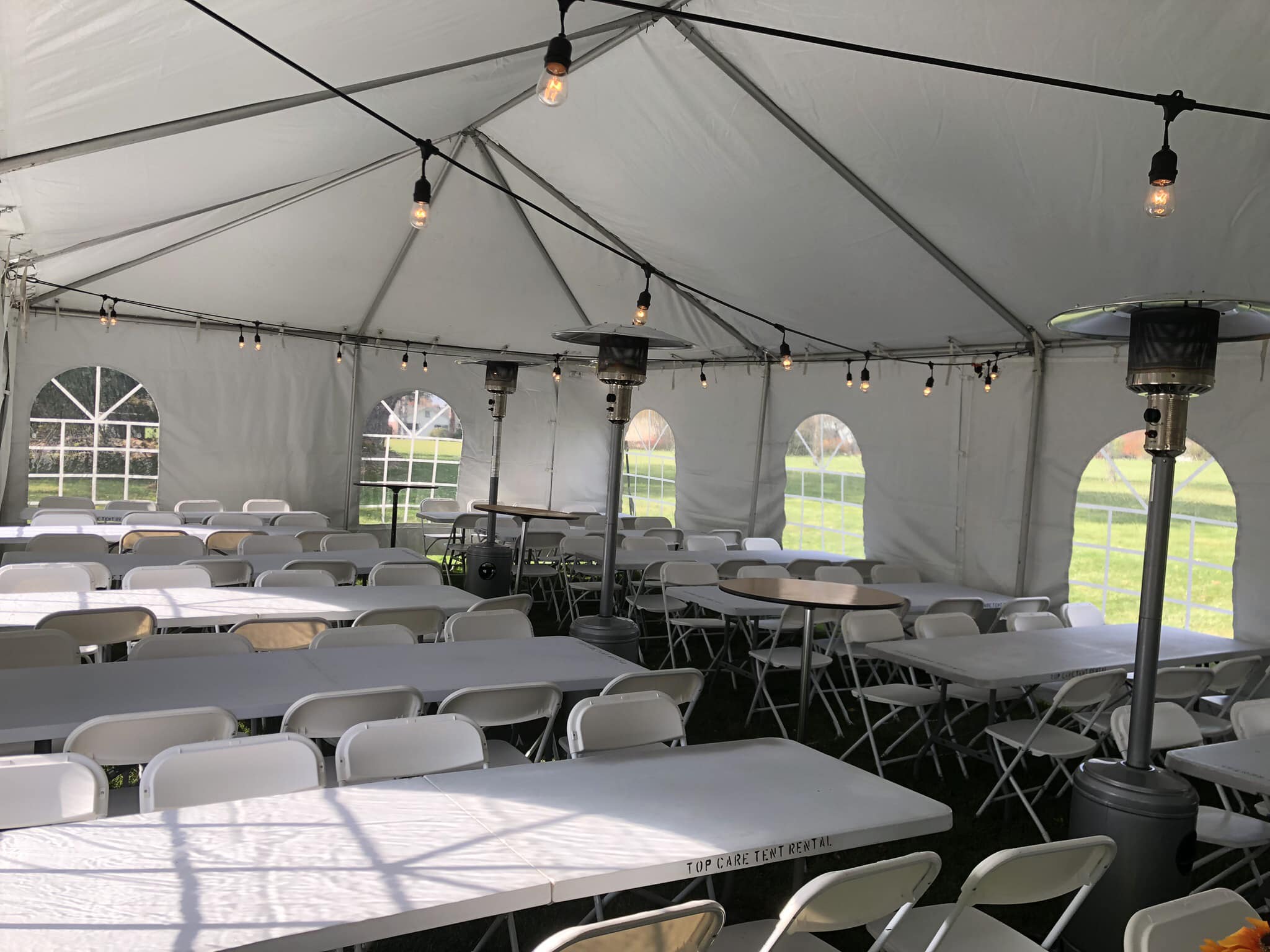 Heated tent rental prices sale